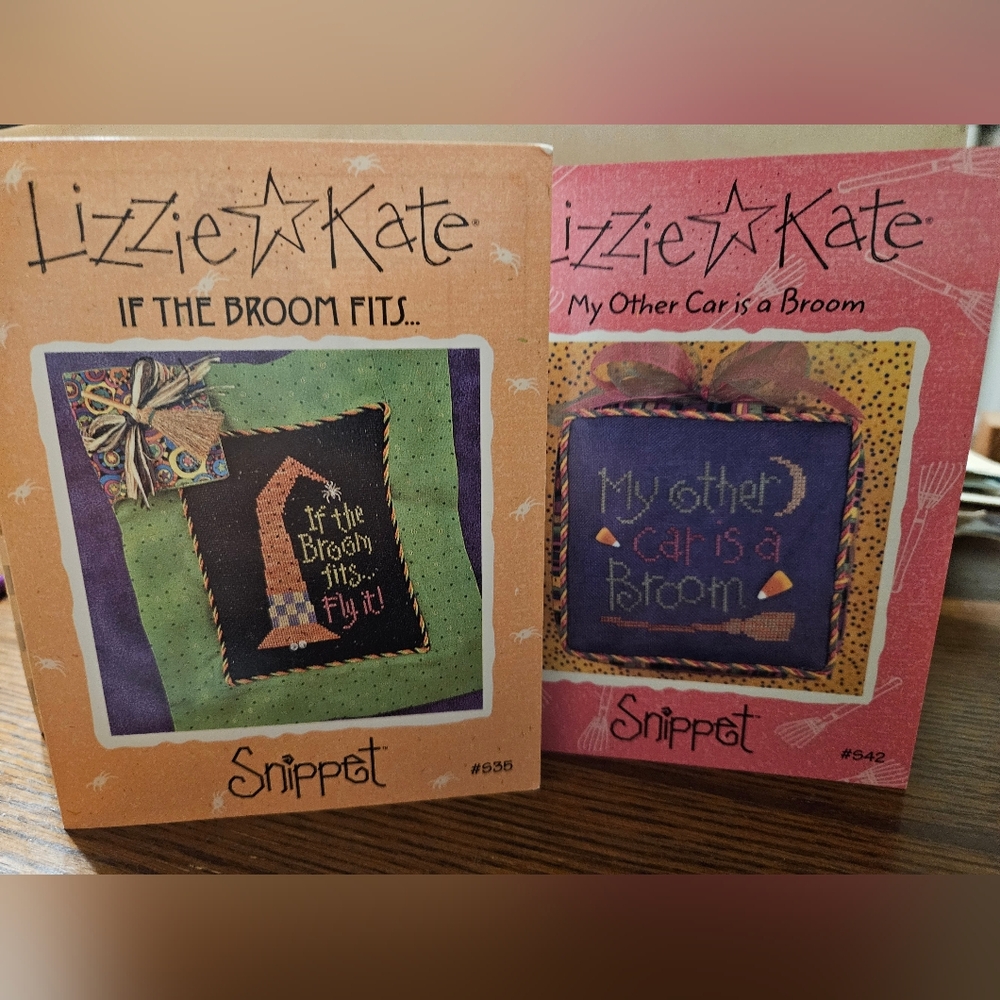 Lizzie Kate Snippet Counted Cross Stitch Mini Leaflet Needlework Halloween